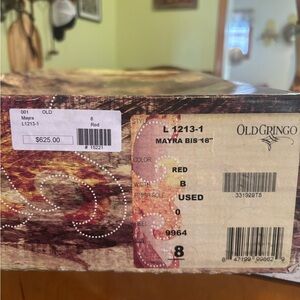 Old Gringo Red Mayra Boots